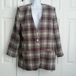 GIANNI SPORT COAT 100% WOOL SIZE 18 WOMENS ABRIGO